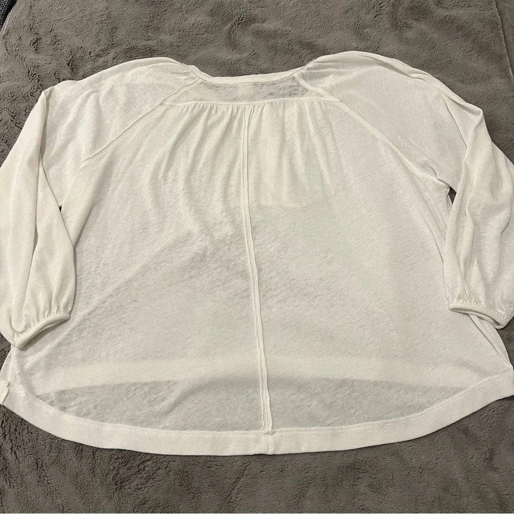 Free People Acadia Oversized Henry Top